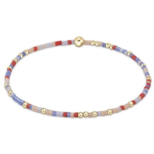 Stacked bangle bracelets with alternating textures for a dynamic, trendy look-enewton extends hope unwritten bracelet - tutti frutti by enewton