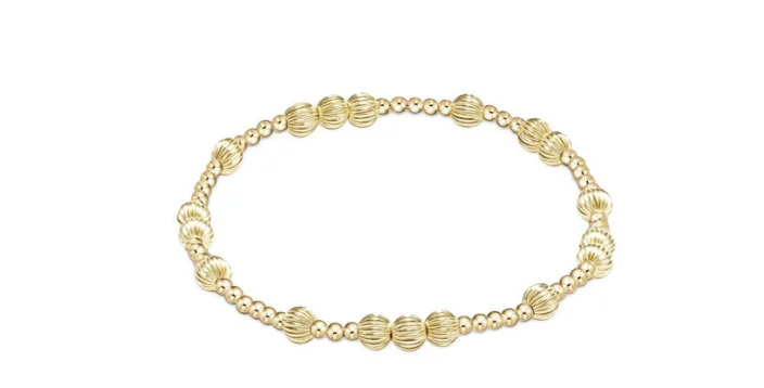 Best bangle bracelets with thin, delicate chains for an understated, sophisticated look-enewton extends hope unwritten dignity 5mm bead bracelet - gold by enewton