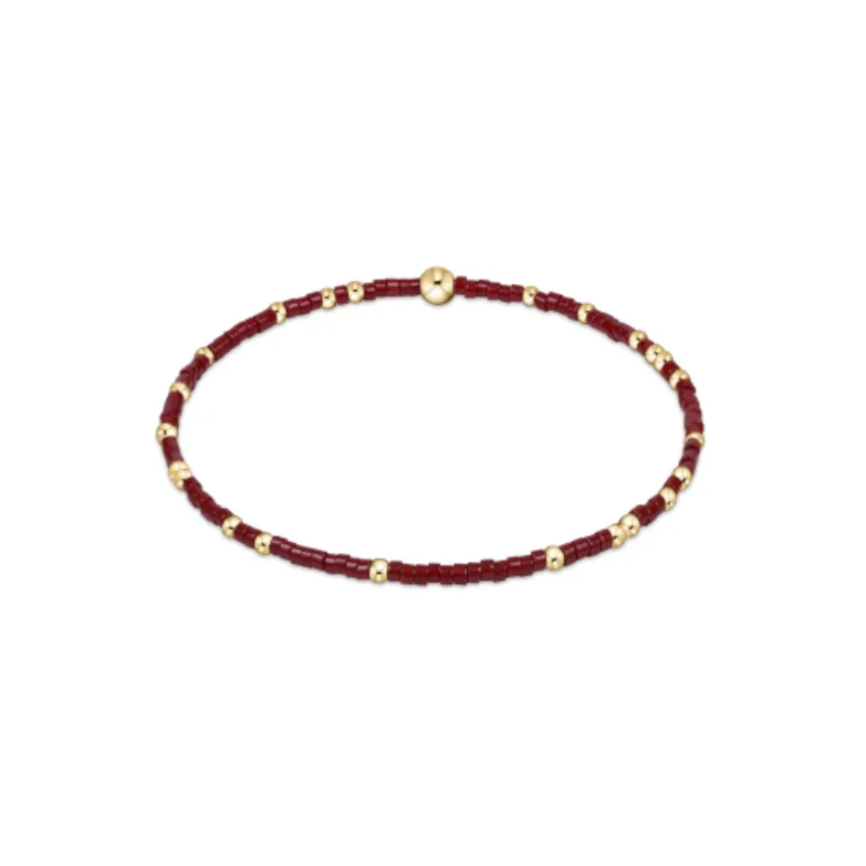 Best bangle bracelets with durable enamel finishes for long-lasting wear and vibrant colors-gameday hope unwritten bracelet - wine