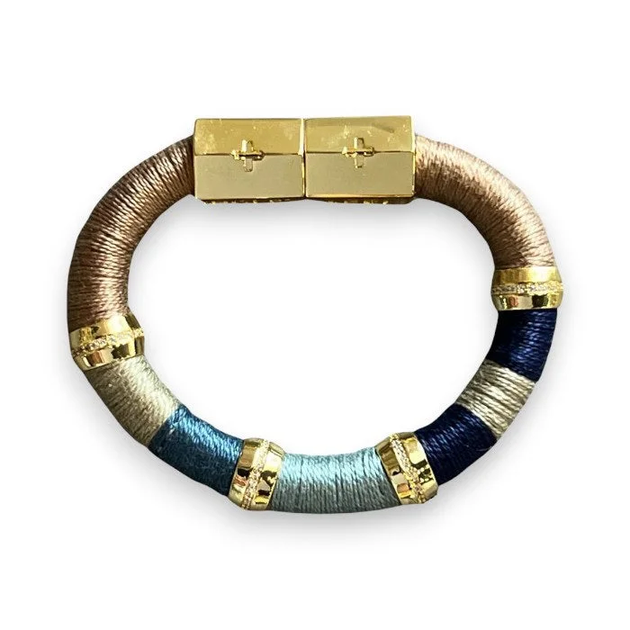 Best bangle bracelets with bright enamel colors for a fun and youthful style-HOLST + LEE - COLORBLOCK BRACELET