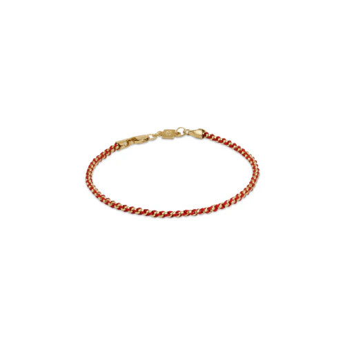 Sleek bangle bracelets with polished titanium for a modern and lightweight option-Hope Together Bracelet -Red -by enewton