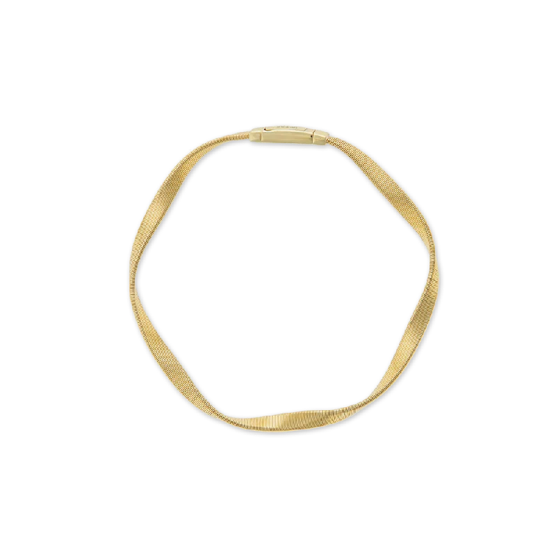 Best bangle bracelets with infinity symbols for a design full of meaning and charm-Marco Bicego 18K Yellow Gold Marrakech Supreme Bracelet