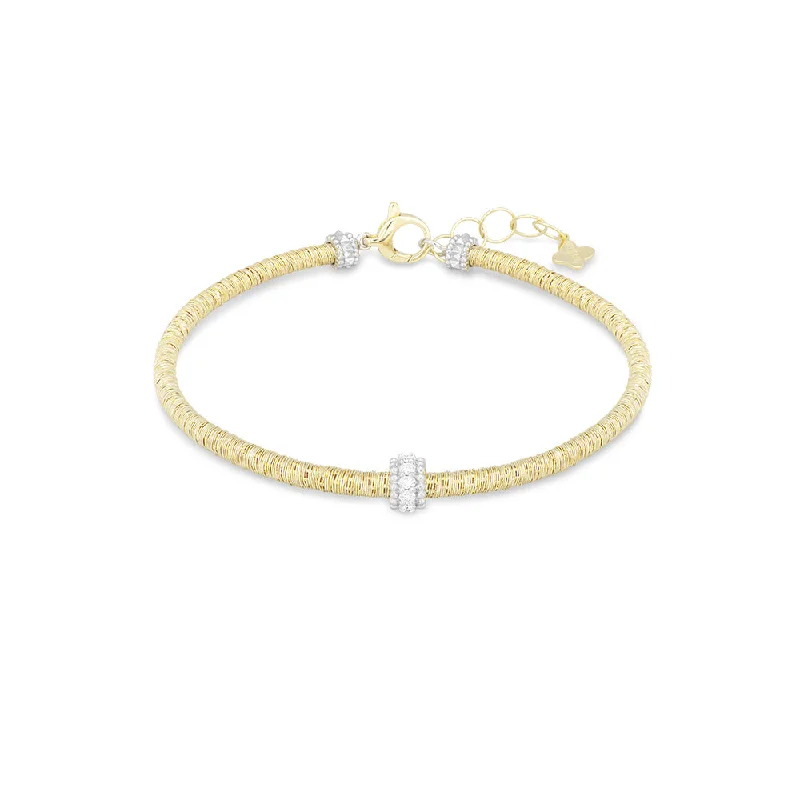 Traditional gold bangle bracelets with a smooth finish for a classic look-Piero Milano GOA Bracelet