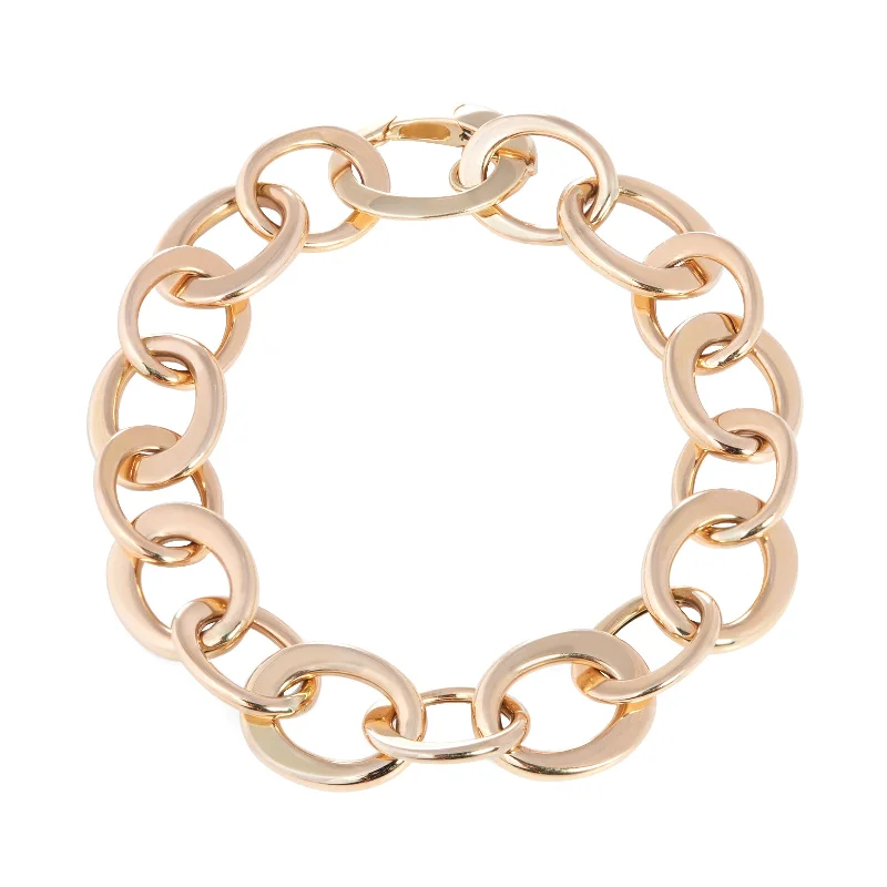 Best bangle bracelets with gold-plated finishes for an affordable luxury option-Crescent Link Bracelet