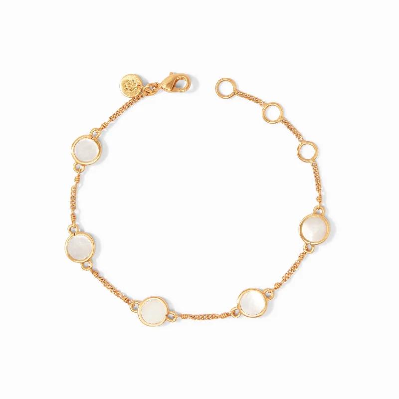 Best bangle bracelets with stacked designs for a trendy and fashionable look-Valencia Delicate Bracelet MOP