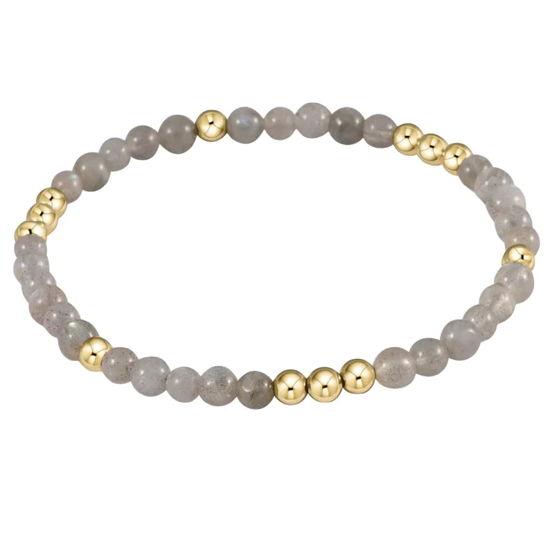 Best bangle bracelets with hammered gold finishes for a textured, rustic feel-Worthy 3mm Bracelet in Labadorite