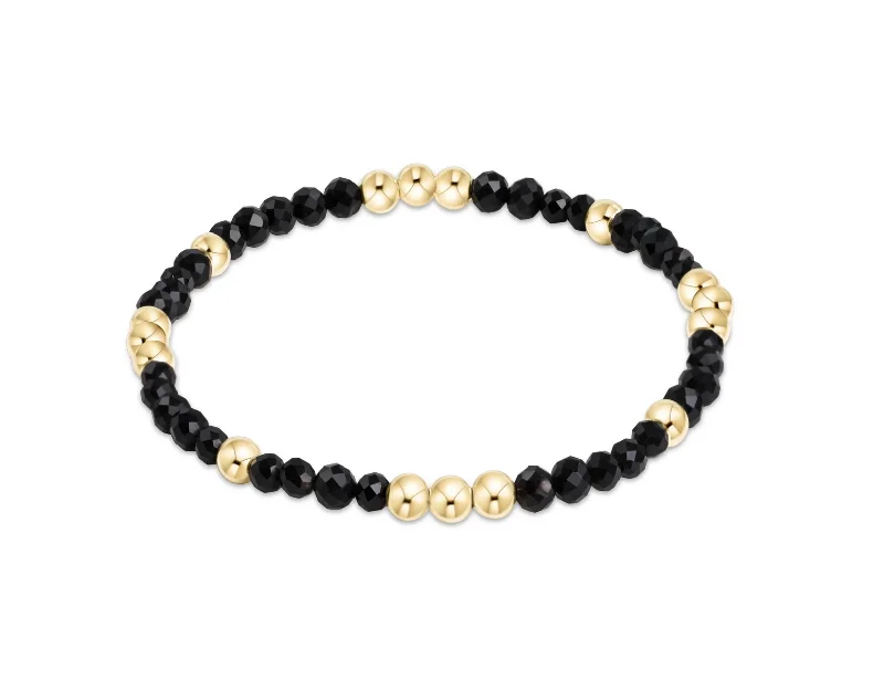 Best bangle bracelets with minimalist geometric designs for a contemporary, edgy look-Worthy 3mm Bracelet in Onyx